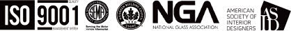 Industry certifications: ISO 9001, SEMA, NGA, ASID